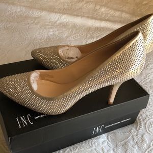 INC Rhinestone Pumps